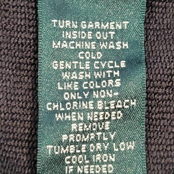 LRL Ralph Lauren Jacket Black White Puff Active Coat Womens Size Large Full Zip - Picture 7 of 9